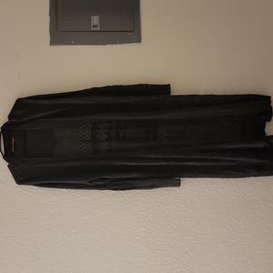 Black Knitted Duster